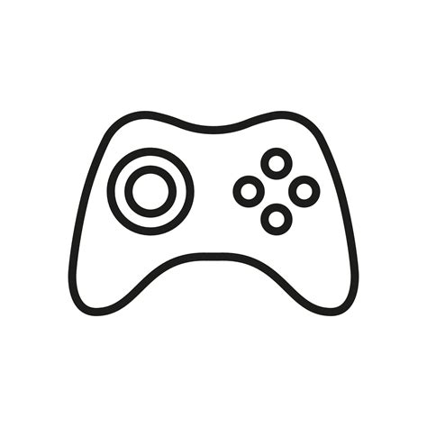 Xbox Controller Drawing Outline