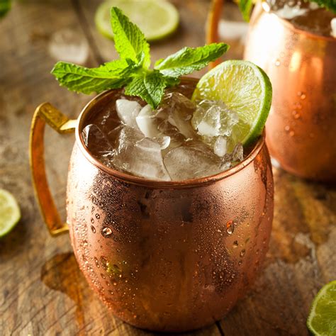 Easy Sparkling Moscow Mule Cocktail Recipe - Wine Cocktails