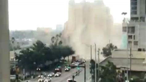 VIDEO: Possible tornado spotted in downtown Fort Lauderdale