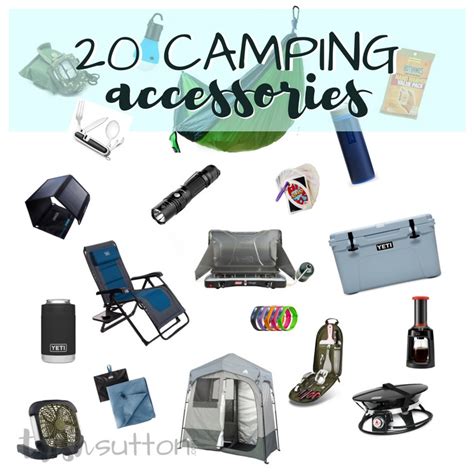 Camping Accessories | 20 Awesome Outdoor Necessities and Niceties