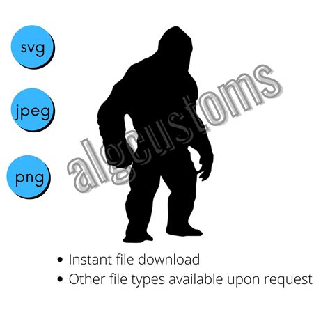 King Kong Silhouette Stencil Svg Jpeg Png Cricut - Etsy New Zealand