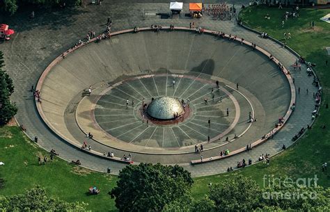 International Fountain Seattle Center Aerial Photograph by David Oppenheimer - Fine Art America