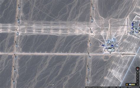 China's Gansu Mega Wind Farm as seen on Google Maps - Currently at ...