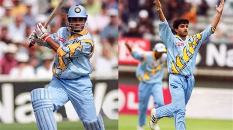 1999 Cricket World Cup Jersey - India Fantasy