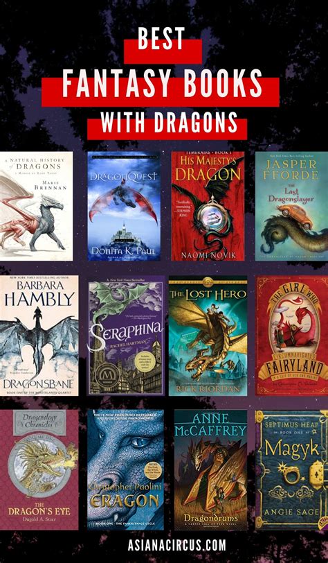 45 Best Fantasy Books About Dragons (Series & Novels) - Asiana Circus | Ya fantasy books, Epic ...