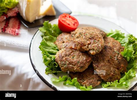 Steak hamburger with cheese Stock Photo - Alamy