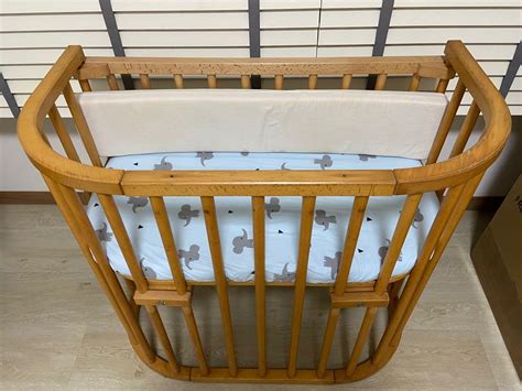 Space saving solid wood baby cot, Babies & Kids, Baby Nursery & Kids Furniture, Cots & Cribs on ...