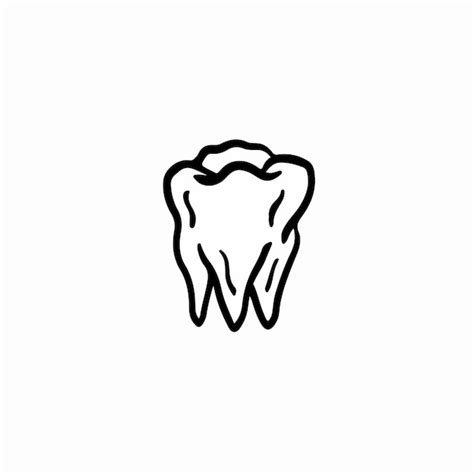 Premium Vector | Tooth Symbol Tattoo Design Vector Illustration