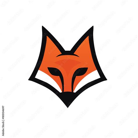 Fox head icon. Logo for your project. Vector illustration. Stock Vector ...