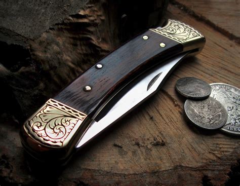 Custom Engraved Knife Buck 110 Hunting Knife Mens Gift