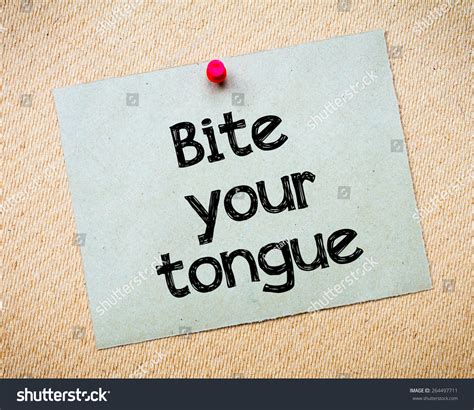 60 Bite Your Tongue Images, Stock Photos & Vectors | Shutterstock