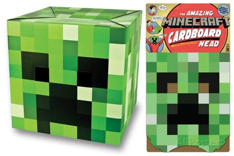 'Minecraft - Creeper Head' Mask | AllPosters.com | Creepers, Mask party ...