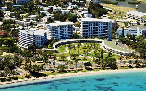 Helicopter view of La Promenade Hotel Noumea New Caledonia - My New ...