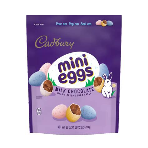 CADBURY MINI EGGS Milk Chocolate Candy, 16 oz bag