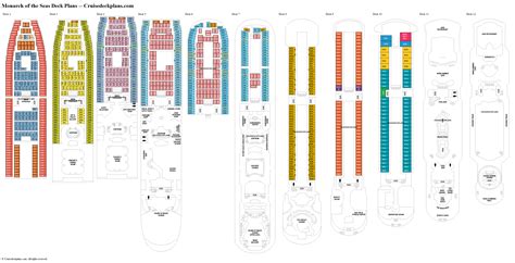 Monarch of the Seas Deck 6 Deck Plan Tour