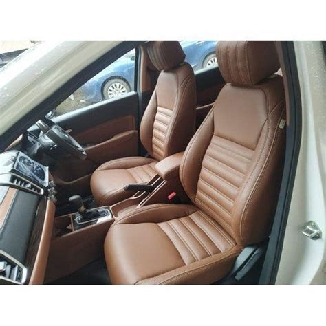 Tear Resistance Front And Back Leather Designer Brown Car Seat Cover at 4000.00 INR in New Delhi ...