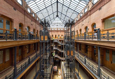 Bradbury Building Interior | Hunter Kerhart | Los Angeles Architectural ...