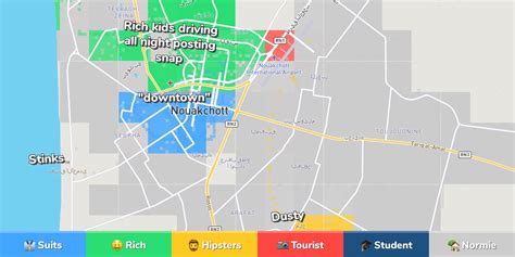 Nouakchott Neighborhood Map