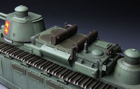 Meng TS-009 1/35 French Super Heavy Tank Char 2C Tank Assembly Model ...