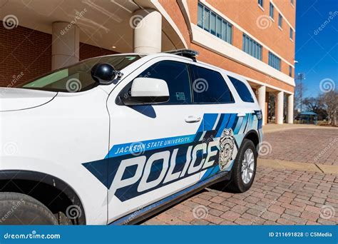 Jackson State University Police Vehicle on Campus Editorial Stock Photo ...