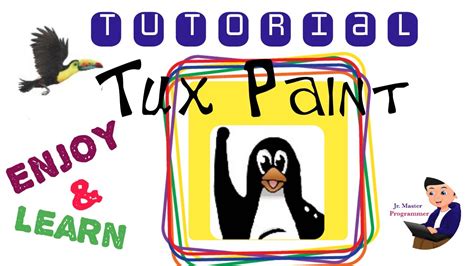 Tutorial on Tux Paint | Learn to draw & paint | #class3 #tuxpaint |cbse|#painting - YouTube