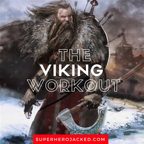 The Viking Workout Routine and Diet: Train like a Norseman Warrior