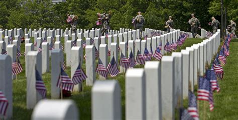 Arlington Cemetery Memorial Day 2024 - Vally Isahella