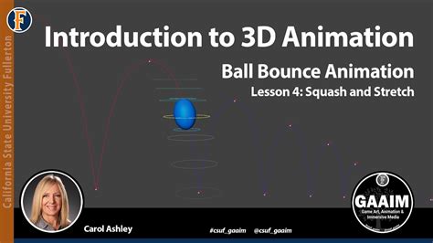 ART255B Ball Bounce Animation Lesson 4 - YouTube