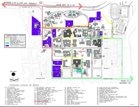 Colorado School Of Mines Campus Map - Map