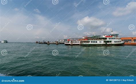 Some Ferries at the Tronchetto Ferry Terminal Station Editorial ...