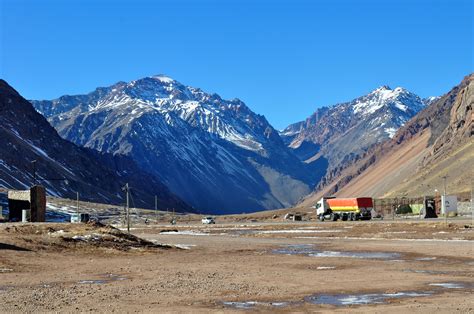 Mendoza mountains blue sky Image - Free Stock Photo