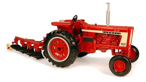 1/16th Dealer Edition IH Farmall 706 Wide with 4 Bottom Plow | Farmall, Farm toys, Tractors