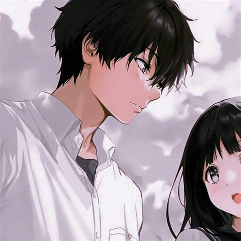 Pp couple 🐼🐼 | Cartoon profile pics, Anime couples drawings, Anime shadow