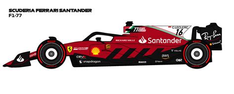 Scuderia Ferrari Santander livery for 2024 : r/F1Liveries