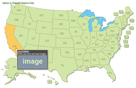 Interactive US Map - Clickable States / Cities by Art101 | CodeCanyon