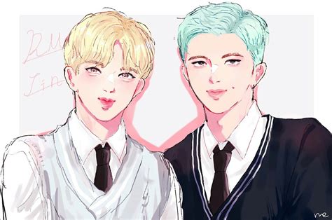 namjin fanart | ♡ | Bts