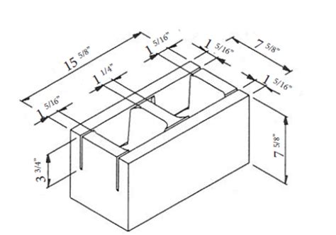 8x8x16 Lightweight Bond Beam K.O. CMU | Cromwell Concrete