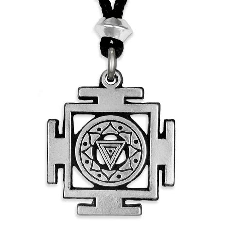 Kali Yantra Necklace of Transformation Hindu Goddess Pendant Jewelry