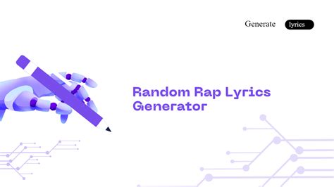 AI Random Rap Lyrics Generator [Free, Unlimited] - Generate Lyrics