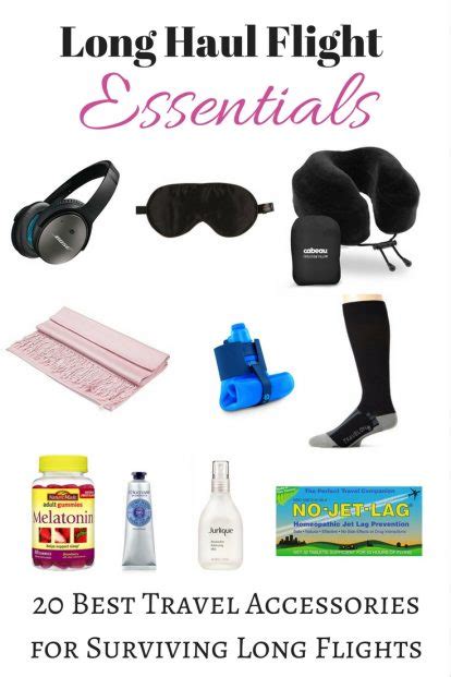 Long Haul Flight Essentials: 20 Best Travel Accessories for Long ...