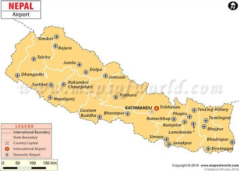 Airports in Nepal, Nepal Airports Map | Airport map, Nepal, Map