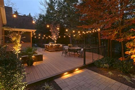 Backyard Lighting Ideas | Outdoor deck lighting, Backyard lighting, Backyard