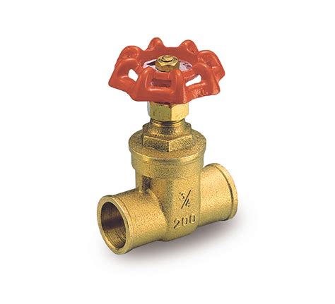 1/2" - 4" Brass unplated Gate valves | Gate valves s.114 NPT | RuB