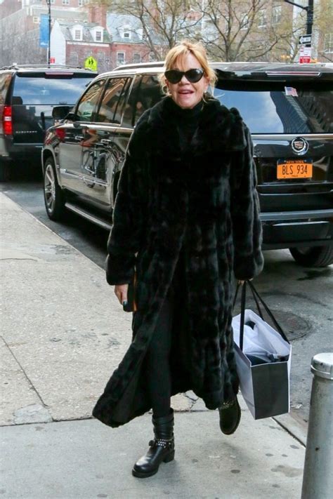 Melanie Griffith Style - Out in New York City, Dec. 2014 • CelebMafia