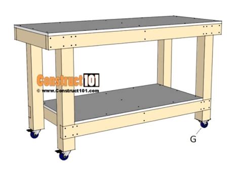 Simple Workbench Free Plan PDF – Free Woodworking Plan.com