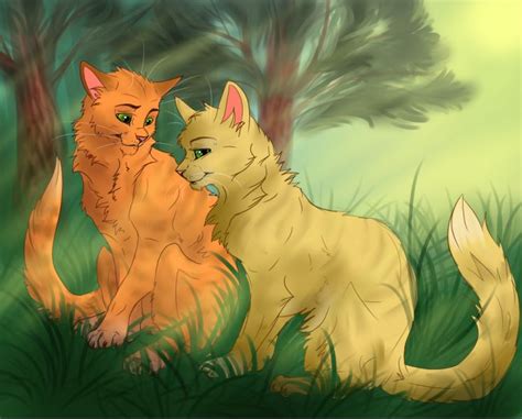 Favorite Warrior Couple of the Day ~ Firestar X Sandstorm | Warrior cat drawings, Warrior cat ...