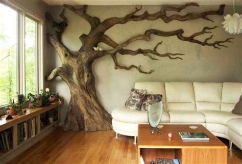 Une décoration en bois pour le mur - Archzine.fr | Tree wall art diy, Unique home decor, Metal ...