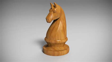 Knight Piece of Chess 3D model 3D printable | CGTrader