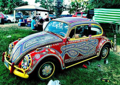 Neat hand-painted car - 9GAG