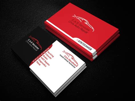 Design car mechanic business card | Freelancer